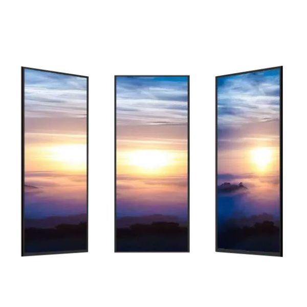 Señalización digital con pantalla de tira